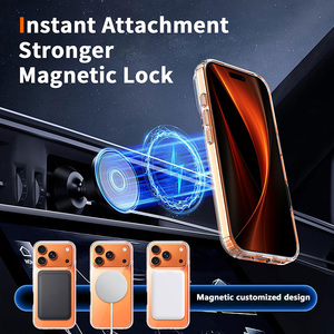 Wholesales 1.5mm Clear Magnetic Phone Case for 17 Series Anti-scratch Strong N52 Magnet Attraction Mobile Case for iPhone 17 Pro - Product Image 2