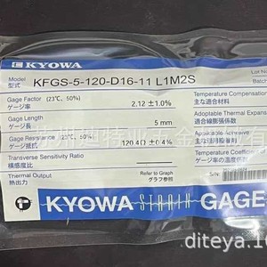 เครื่องวัดแรงดึง Kyowa รุ่น KFGS-5-120-D16-11 L1M2S ขนาด 5 มม. ความแม่นยำสูง ผลิตในญี่ปุ่น - Product Image 1
