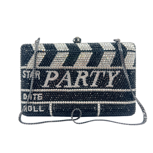 Pochette Film Slate, <span class=keywords><strong>Sac</strong></span> de Soirée Thème Réalisateur de Film pour Femmes. <span class=keywords><strong>Sac</strong></span> à main fantaisie personnalisé OEM, faible MOQ, vente en gros directe d'usine - Product Image 6