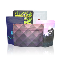 Sacs Mylar refermables anti-odeur, imprimés sur mesure, 1g, 3.5g, 28g, 35g, 1lb, .5g, pour emballage alimentaire, bonbons gélifiés, à l'épreuve des enfants