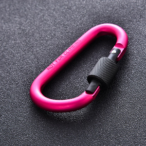 Tùy Chỉnh Nhôm Carabiner Với Biểu Tượng Tia Laser 8Cm Mùa Xuân Móc Ngoài Trời Cắm Trại & Đi Bộ Đường Dài Phụ Kiện Khuyến Mại Móc Khóa - Product Image 4