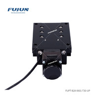 Plataforma Lineal Motorizada XY de Alta Precisión FUPT-B28-0601-T30-UP, Velocidad de 10 mm/s, Recorrido de 20 mm, Aleación de Aluminio