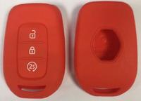 Caoutchouc de silicone voiture clé housse pour Renault Clio Megane Grand Scenic 3 bouton couverture de clé De Voiture coque