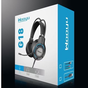 Wooyu G18 Wired <b>Gaming</b> Headset With Led <b>Light</b> Usb 7.1 Surround Sound For Pc Laptop Esports - Product Image 1