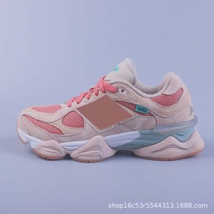 Chaussures de marche unisexes sportives rétro respirantes à lacets avec empeigne en maille et semelle extérieure en caoutchouc amortissante, rehaussantes, collection automne 2026 9060 - Product Image 4