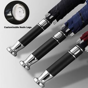 YS Custom Logo Oversize Promotional Portable Uv Coating <b>Automatic</b> Windproof Straight Golf <b>Umbrellas</b> for the Rain Waterproof - Product Image 2