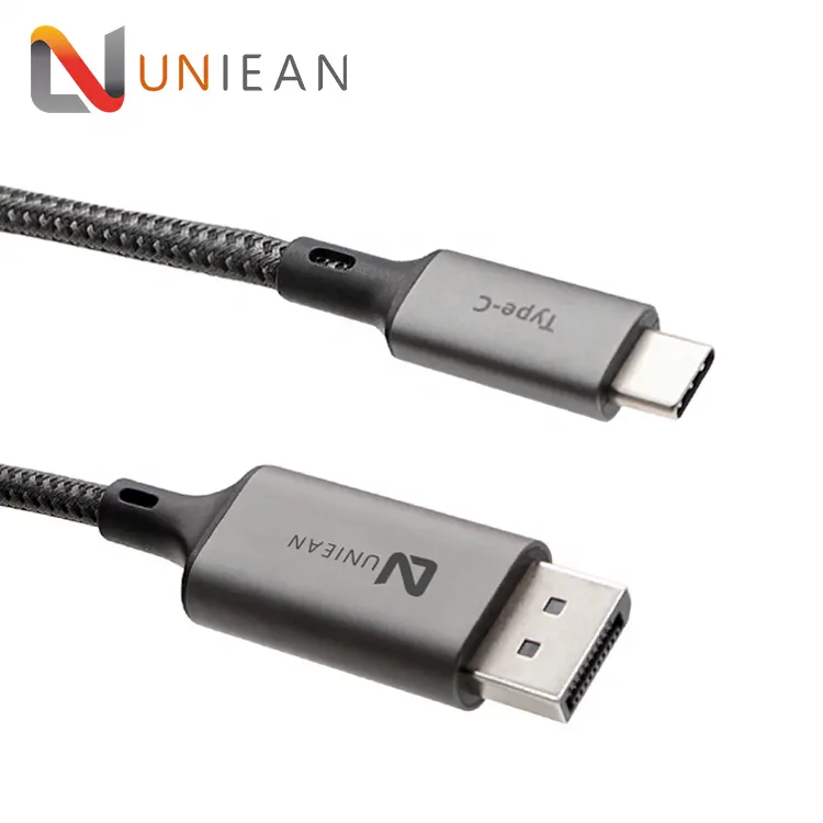 Uniean 8K 60 Гц ПВХ плетеный кабель DP кабель-Переходник USB C на Displayport USB-C Displayport UHD 8K DisplayPort кабель для входа камеры HD монитор