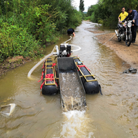 Mini machine à laver l'or, bateau de dragage aurifère à vendre