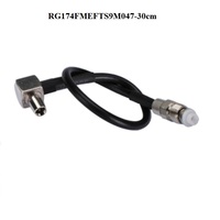 Câble RG174 SMA MMCX TS9 CRC9 FME FAKRA BNC TNC N Connecteur Mâle Femelle Câble de Raccordement RG174 Adaptateur Rallonge