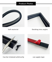 Bande d'étanchéité pour joint de dilatation en mousse EPDM noire, profilé en O, résistante aux hautes températures, taille et dureté personnalisables, pour applications routières