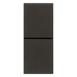 Two Independent No+No 10A Black Wall <b>Switch</b> Buttons 3.6x2.7x5.6 Cm - Product Image 1