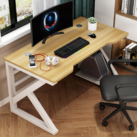 Table de jeu à cadre métallique Simple, bureau de jeu moderne Elites, Table de jeu en bois