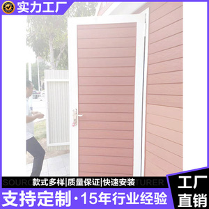 Outdoor <b>Dust</b> <b>Bin</b> Recycling Station Wooden Rectangular Standing Structure Sorting Garbage Collection Use - Product Image 4
