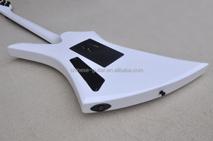 Flyoung White Unusual shape Guitar Musical <b>Instrument</b> 6 <b>String</b> Guitar - Product Image 6