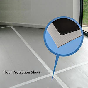 Produsen terkemuka lembar bergelombang Polipropilena plastik 2mm 4x8 bergalur untuk perlindungan lantai - Product Image 2