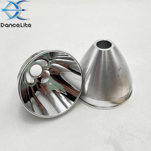 Индивидуальный большой алюминиевый отражатель 45 мм x 40 мм x 10 мм, чашка для фонарика SMO OP, отражатель для светодиодов CREEXHP70 - Product Image 2