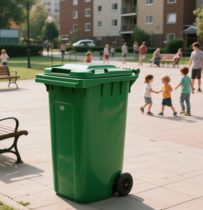 Nhựa 120L 240 Lít Thùng Rác <span class=keywords><strong>Bin</strong></span> Lon Chất Thải Rác Thùng Rác <span class=keywords><strong>Bin</strong></span> Với Bánh Xe Và Bàn Đạp - Product Image 1