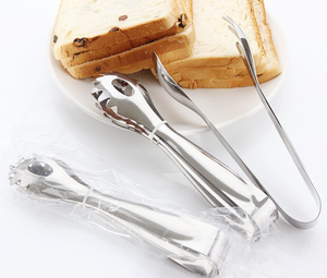SFB13 707 Pince-cuillère-fourchette en acier inoxydable pour aliments, pince à salade, pince à pâtisserie pour buffet, accessoires de cuisine - Product Image 4