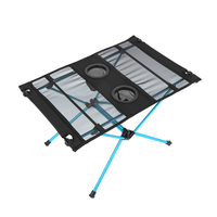 Table de jardin moderne en alliage d'aluminium 7075 ultralégère et pliable de haute qualité, avec tissu en maille Oxford 600D enduit de PU