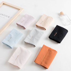 Mutandine senza cuciture da donna in seta di ghiaccio all'ingrosso <span class=keywords><strong>slip</strong></span> <span class=keywords><strong>invisibili</strong></span> in morbido cotone a vita media - Product Image 2