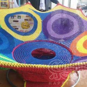 Filet d'escalade en <span class=keywords><strong>crochet</strong></span> pour aire <span class=keywords><strong>de</strong></span> jeux intérieure pour enfants, parc d'attractions - Product Image 3