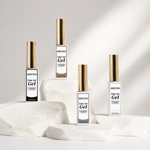Abrltino marque privée Super brillant argent métallisé peinture doublure <span class=keywords><strong>vernis</strong></span> à <span class=keywords><strong>ongles</strong></span> <span class=keywords><strong>dessin</strong></span> rayure miroir tirer ligne UV Gel <span class=keywords><strong>vernis</strong></span> - Product Image 2