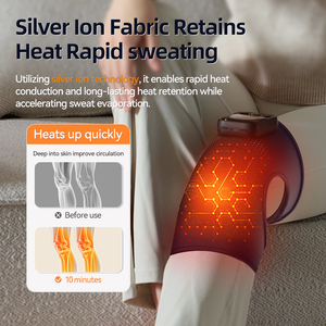 Portable Wireless Smart <b>Knee</b> Wrap Cold <b>Heated</b> Vibration Pain Relief Electric <b>Knee</b> Massager With Heat <b>Knee</b> <b>support</b> massage - Product Image 4