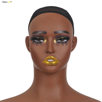 Nouveau Mannequin de Couture Noir Réglable, Tête et Épaules, Modèle Demi-Corps avec Support en PVC pour Présentation de Perruques