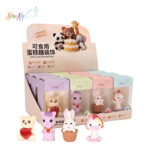 Decorazioni Commestibili 3D per <span class=keywords><strong>Torte</strong></span> all'Ingrosso, Topper per Dessert <span class=keywords><strong>con</strong></span> Scatole <span class=keywords><strong>di</strong></span> Carta per la Vendita al Dettaglio - Product Image 2
