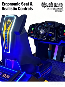 Dynamic Motion Seat Racing Arcade <b>Machine</b> Coin Operated Drift Driving Adult <b>Amusement</b> Venues Youpinhui DGKB-26 Metal - Product Image 6
