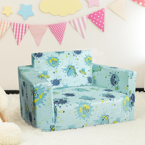 <span class=keywords><strong>Divano</strong></span> Letto Pieghevole in Schiuma Compressa per Bambini, Morbido <span class=keywords><strong>Divano</strong></span> Gioco per Camera da Letto e Soggiorno - Product Image 2