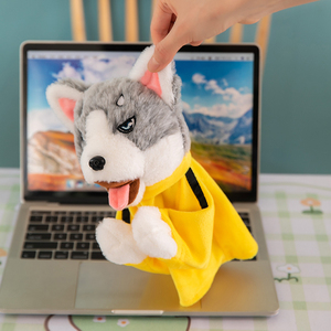 Thiết kế OEM ong sang trọng Thú nhồi bông đồ chơi tay con rối con chó yanxiannv CPC dễ thương động vật tay con rối đồ chơi động vật sang trọng cho trẻ em - Product Image 5