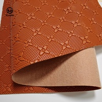 Tissu en cuir synthétique PVC Rexine imperméable gaufré écologique pour meubles et utilisation décorative automobile