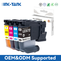 Cartouche d'encre compatible couleur premium INK-TANK LC572 LC572XL 572 pour imprimante Brother MFC-J3660DW J3960DW