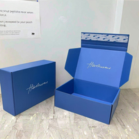 Boîtes d'emballage pour vêtements biodégradables écologiques haut de gamme personnalisées pour chaussettes, boîtes en papier avec pelliculage mat et logo