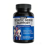 Capsules OEM pour le nerf sciatique avec acide alpha-lipoïque et supplément de curcuma pour le soulagement de la sciatique