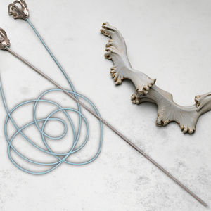 Geasure Medische Hechting Dubbele Naald Meniscus Naald Arthroscopische Knie Insiden Meniscale Reparatie Chirurgie - Product Image 3