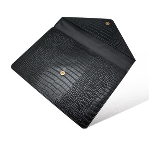 For Custom 13 Inch Modern Simple Portable PU Leather Alligator Print Women's <b>Laptop</b> Sleeve <b>Bag</b> - Product Image 3