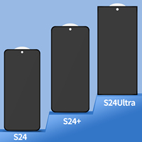 Film de protection d'écran pour Samsung Galaxy S24 Ultra Verre trempé pour SamsungS24 S23 S22 S21 Film anti-espion avec empreinte digitale