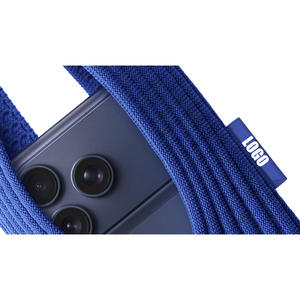 Neuerscheinung für iPhone Tasche Tblue Langer Riemen 3D-Gestrickte Saphir-Schwarze Handtasche Individuelles Logo für iPhone Tasche - Product Image 4