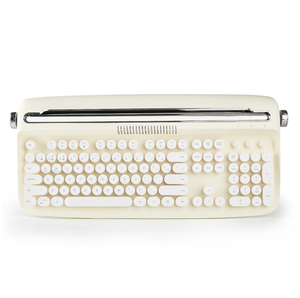 Yunzii Actto B503 Không Dây Bluetooth Bàn Phím Retro Máy Đánh Chữ Phong Cách Bé Màu Hồng 104 Phím Bàn Phím Với Đứng Cho Máy Tính Xách Tay Máy Tính Bảng PC - Product Image 2