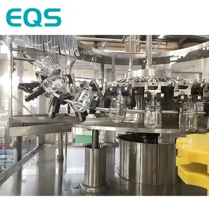 CE onaylı yüksek hızlı cam şişe suyu şişeleme dolum makinası