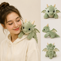 Peluche Dragon Magnétique Personnalisée à Porter à l'Épaule, Adorable Compagnon d'Épaule en Peluche, Fabricant et Fournisseur