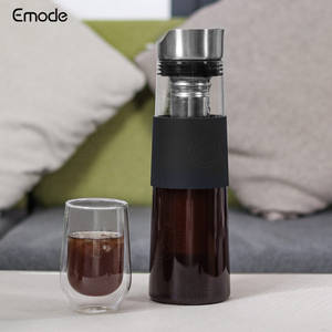 เหยือกใส่ชาเย็นพร้อมที่กรองชา1.2ลิตรเหยือกแก้วบอโรซิลิเกตพร้อมฝาปิดสแตนเลสเหยือกอเนกประสงค์ - Product Image 5