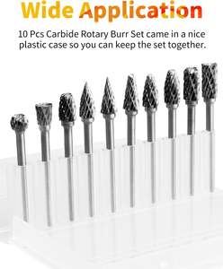 10 шт. 3*6 мм твердосплавные заусенцы 1/8 дюйма - Product Image 6