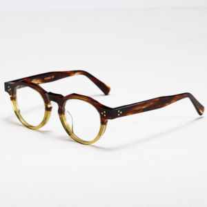 Round Full Rim <b>Eyeglasses</b> Solid Tortoise <b>Frame</b> Anti-Uv Unisex Adults Vision Correction <b>Frames</b> - Product Image 6