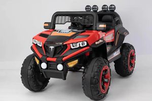 Voiture électrique pour enfants One Key Start de 2 à 4 ans avec musique Ports USB/MP3 Véhicule de plage extérieur en plastique alimenté par batterie - Product Image 2