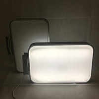 Kexian Boîte à lumière blister LED personnalisée Cadre en aluminium Panneau en acrylique Forme sous vide Boîte à lumière extérieure publicitaire double face Enseigne