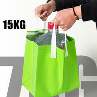 Sac de livraison isotherme en aluminium non tissé laminé avec doublure en coton perlé thermique et fermeture auto-adhésive pour plats à emporter