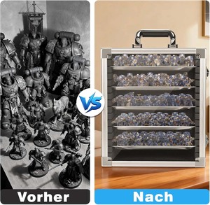 Boîte de transport miniature pour figurines de table avec plateaux magnétiques en métal pour jeux de société et RPG – Vente en gros - Product Image 5